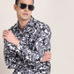 Elegant floral print shirt by Monsui