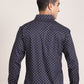 Stylish printed shirt by Monsui for semi-business attire