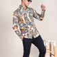 Fashion-forward abstract pattern shirt by Monsui