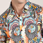 Explore Monsui's unique abstract print shirt for fashion enthusiasts