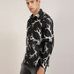 Digital Printed Reindeer Men's Shirt by Monsui