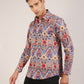 "Multicolor Printed Shirt - Front View"