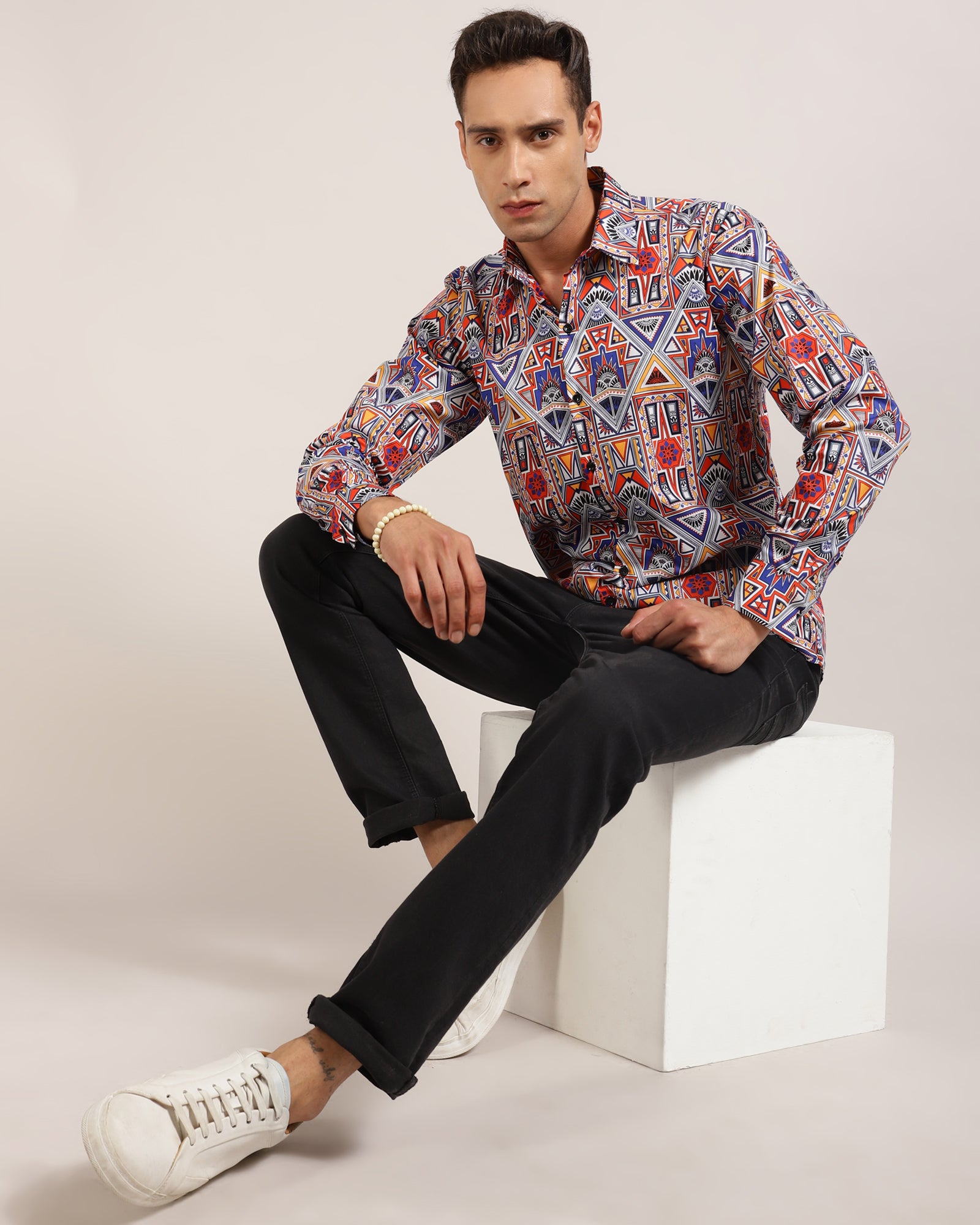 "Eye-Catching Multicolor Shirt for Any Occasion"