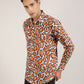 Monsui's signature tiger pattern men's shirt, made with high-quality materials and attention to detail