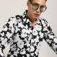 floral printed digital printed mens shirt