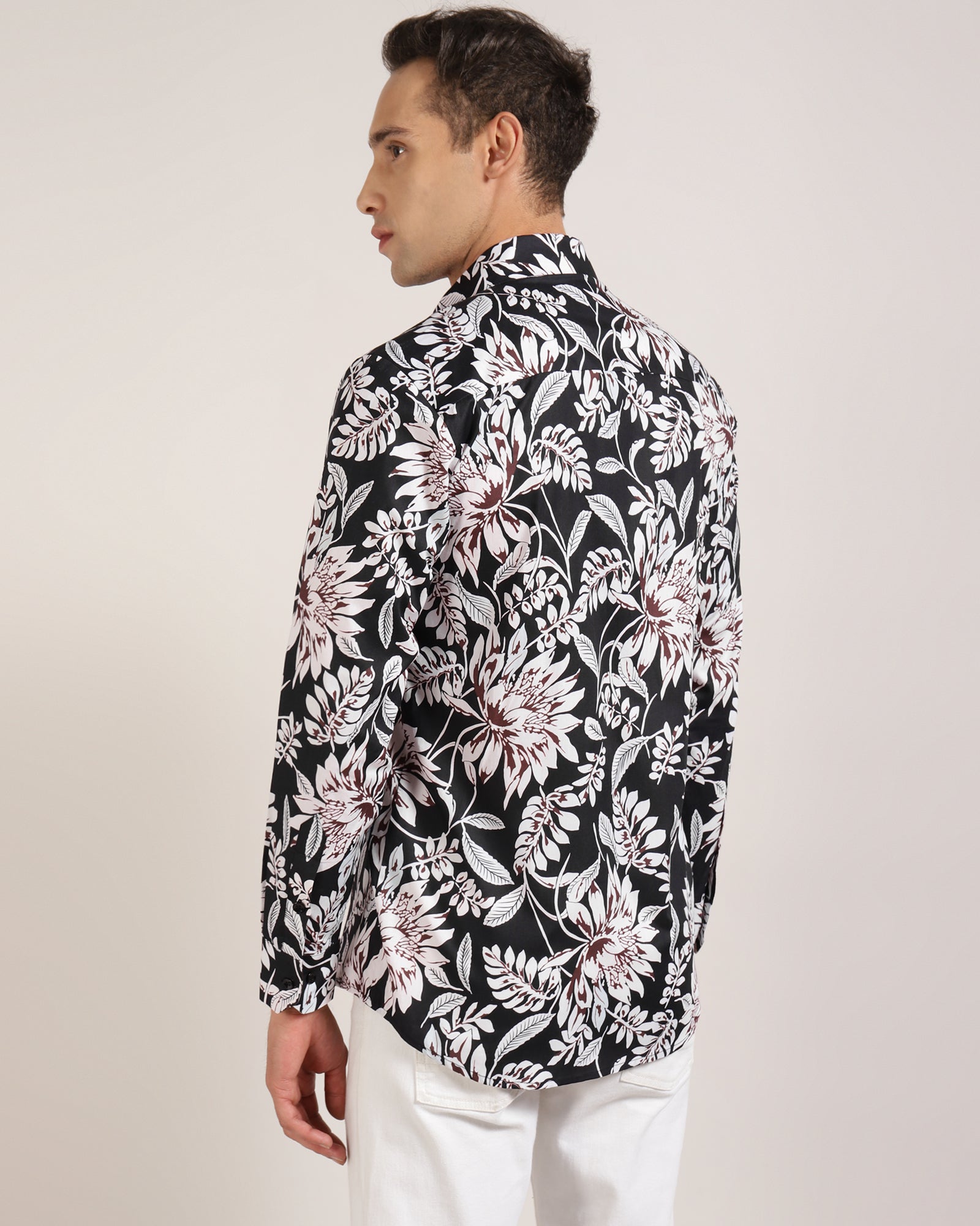 Comfortable Floral Print Shirt for Men