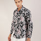 Mens Floral Print Shirt with Bright Colors