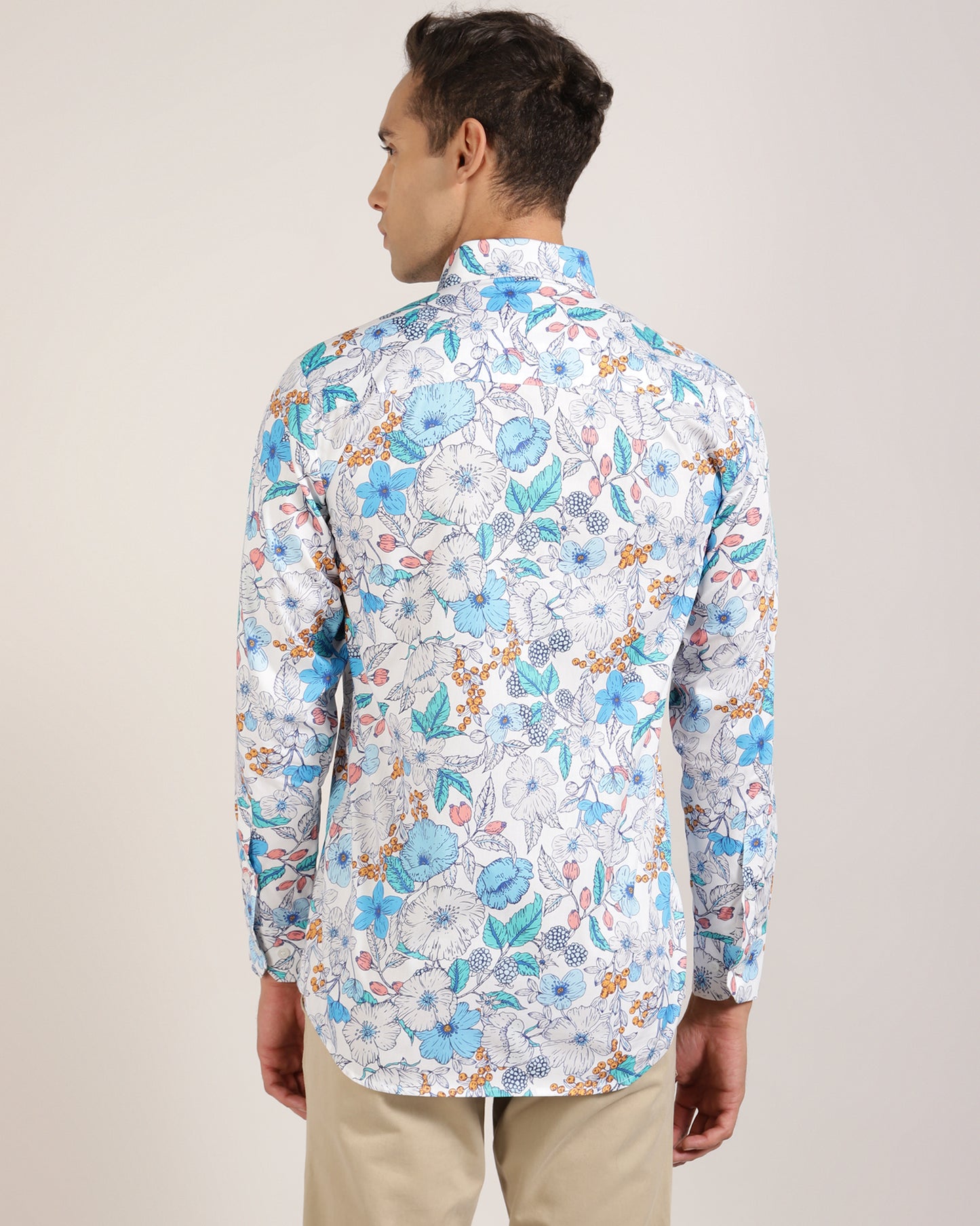 Premium Cotton Floral Shirt for Men