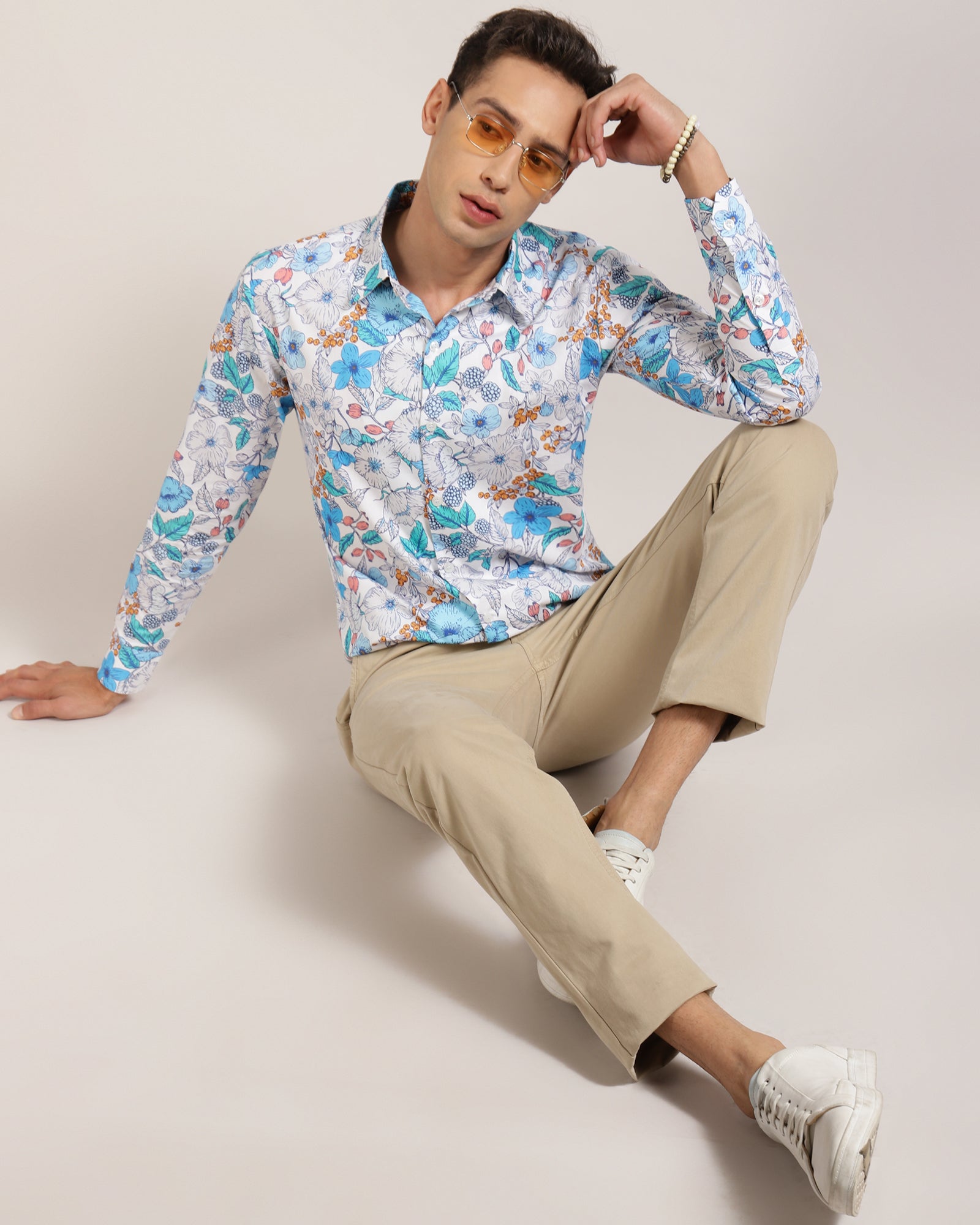 Digital Printed Floral Shirt for Men