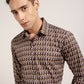 Get the best of both worlds with this stylish and comfortable geometric printed shirt, made with 100% premium cotton.