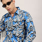 High-Quality Full Sleeved Floral Print Shirt for Men