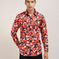 Full Sleeved Floral Print Shirt for Men