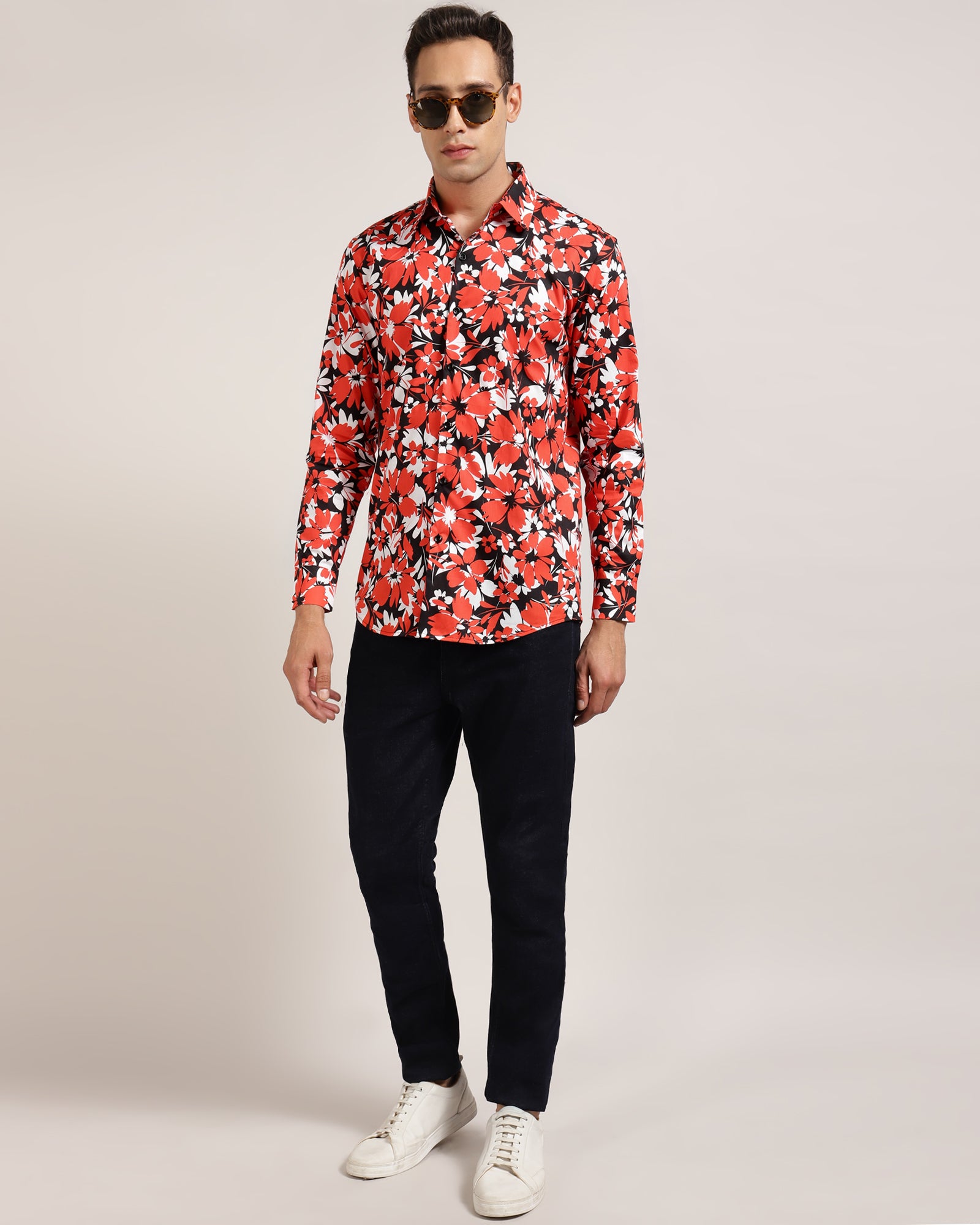 High-Quality Mens Floral Shirt