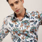 Mens Floral Print Shirt in Full Sleeves