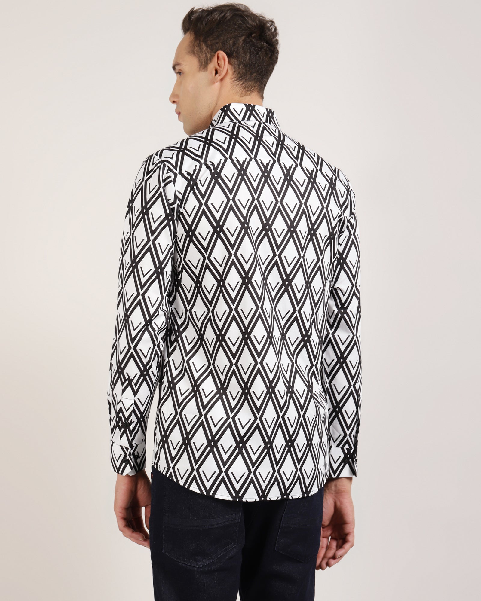 Make a statement in the office with Monsui's printed shirt