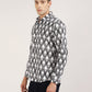 Elevate your 9-to-5 with a geometric printed shirt