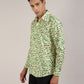 Lemon camouflage print, casual shirt, stylish, trendy