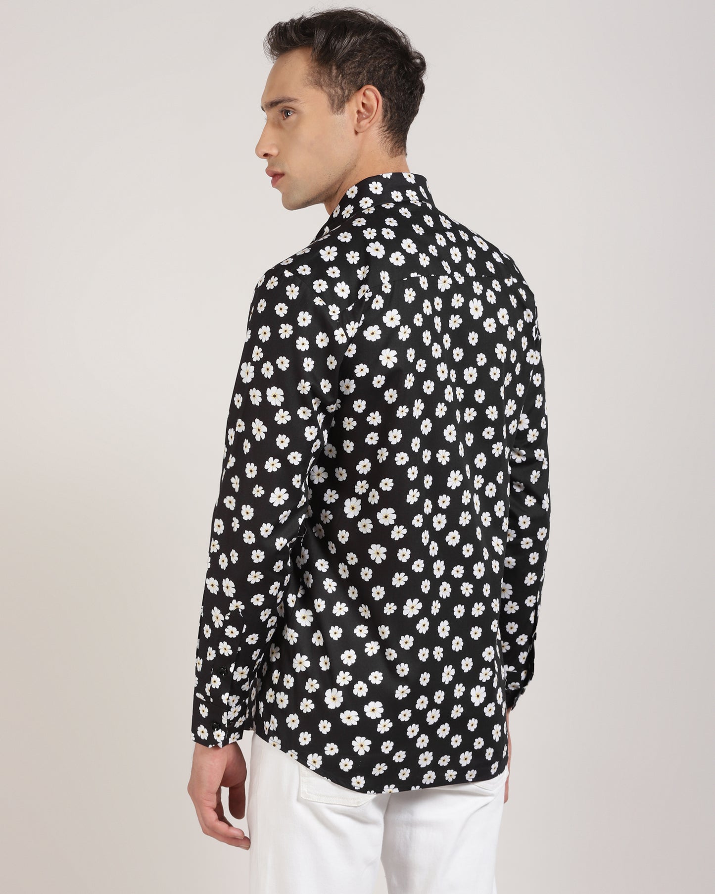 Men's Fashion Floral Shirt at Monsui