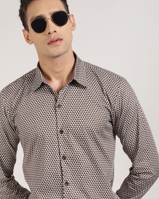 Monsui's Cotton Printed Shirt